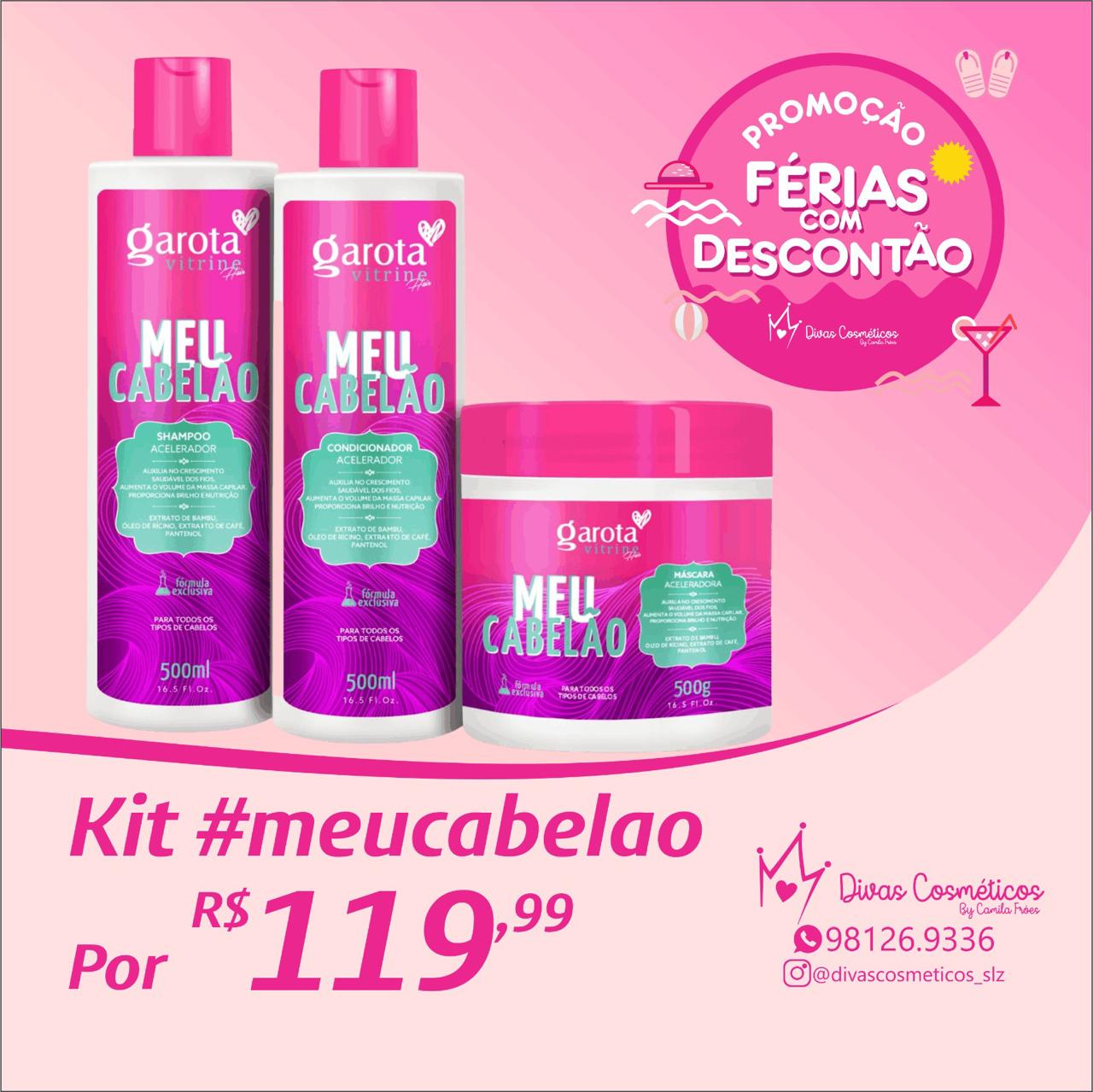 KIT MEU CABELÃO COMBO